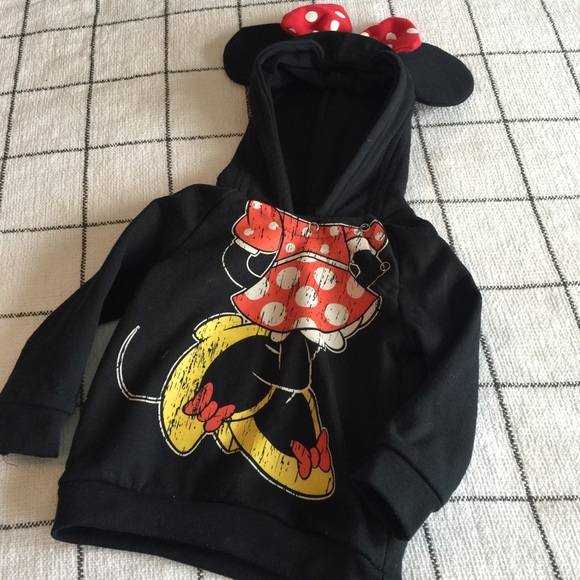 Disney Toddler Minnie Sweatshirt Hoodie - Picture 7 of 9